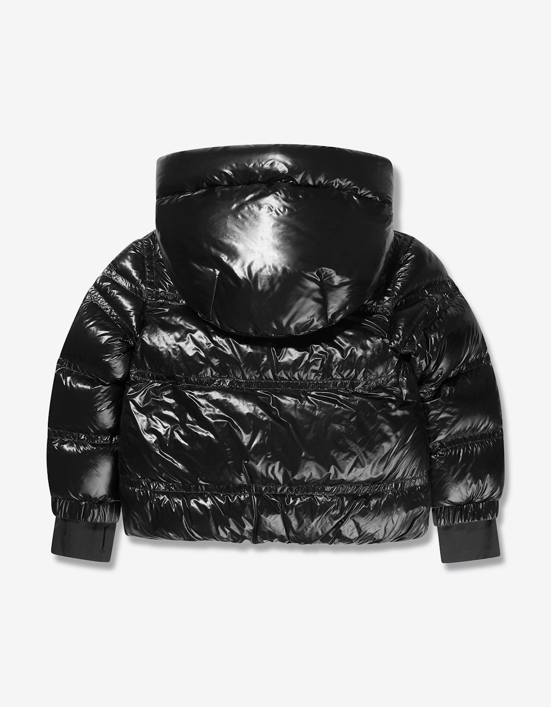 Enfant Grenoble Girls Down Padded Vernayaz Jacket in Black