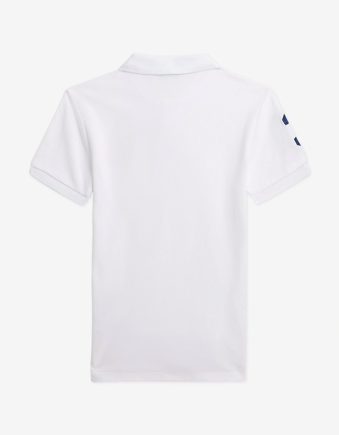 Boys Slim Fit Polo Shirt in White