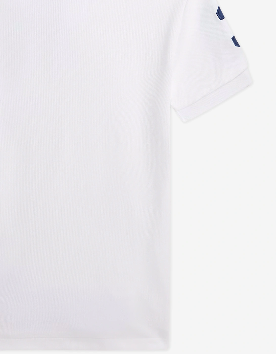 Boys Slim Fit Polo Shirt in White