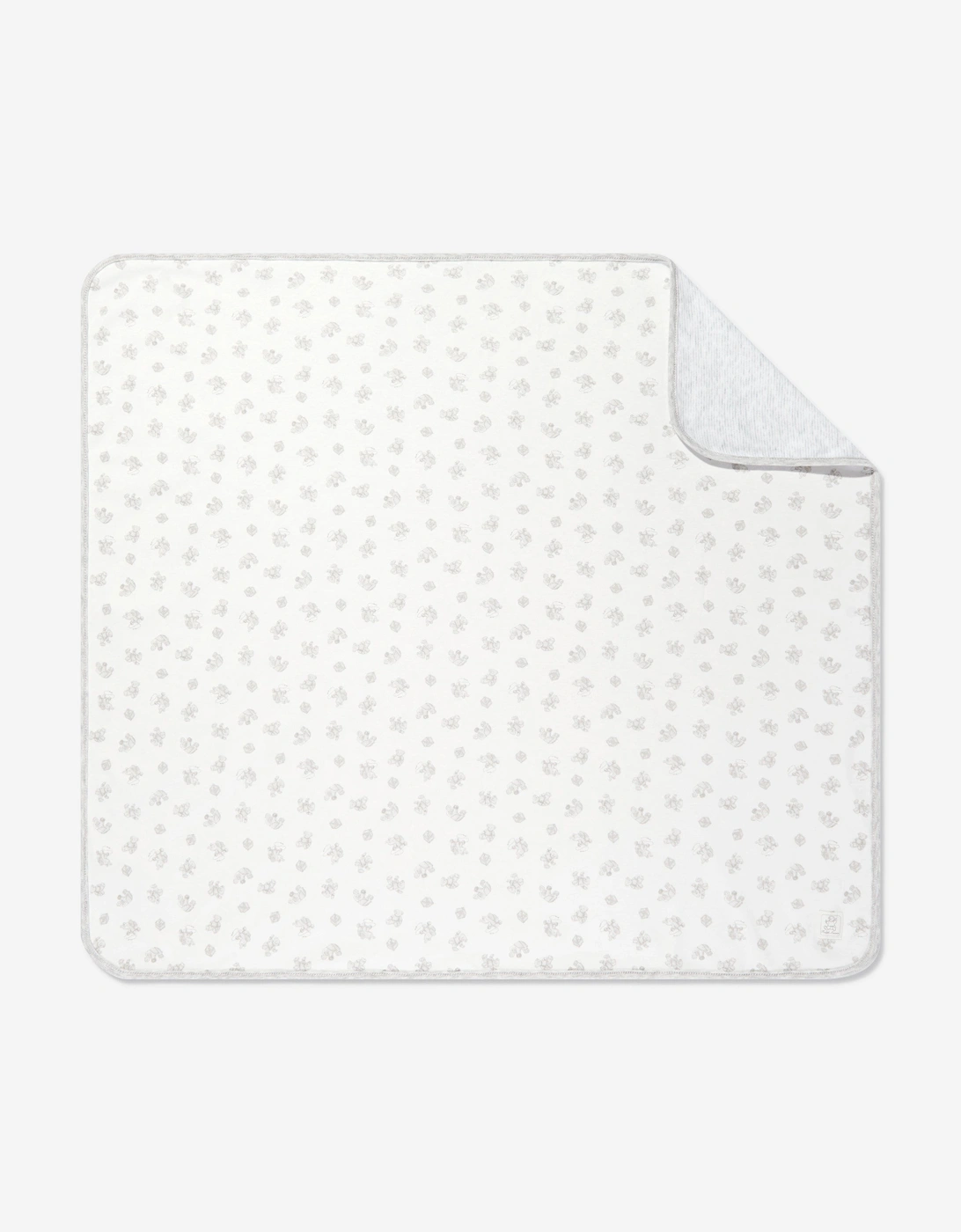 Baby Boys Cotton Interlock Blanket in White (80cm), 5 of 4