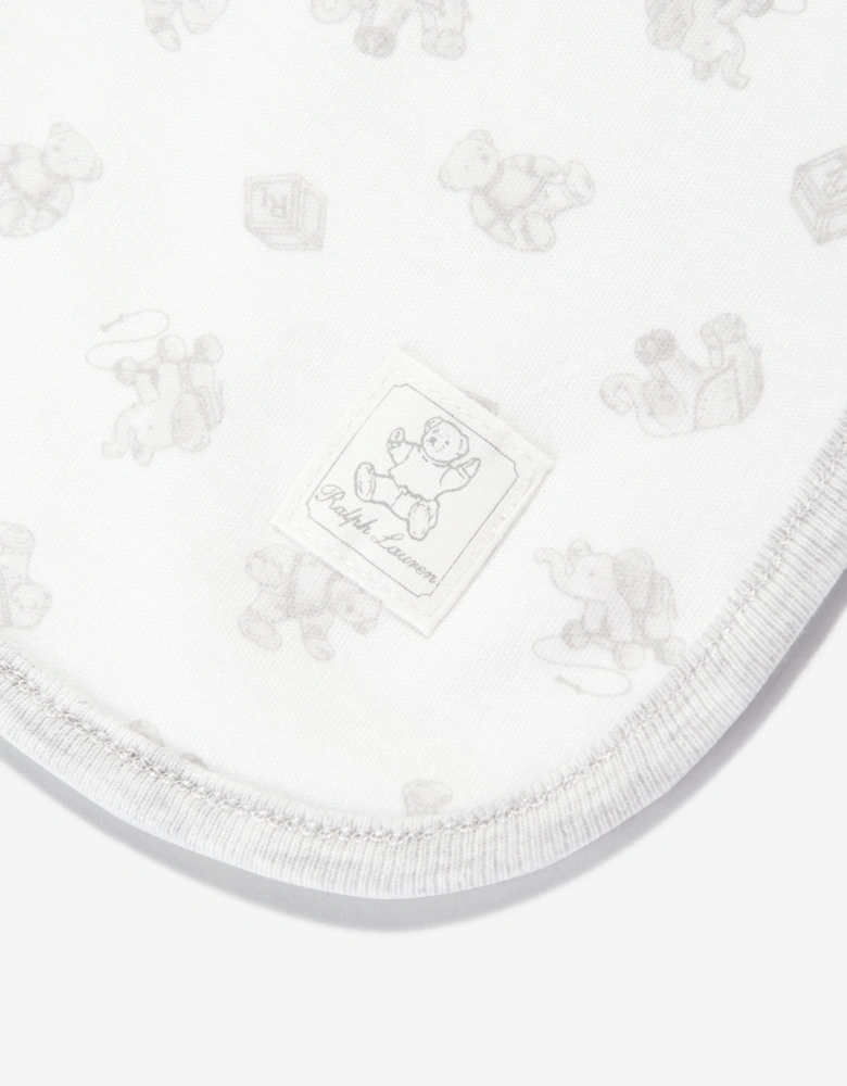 Baby Boys Cotton Interlock Blanket in White (80cm)