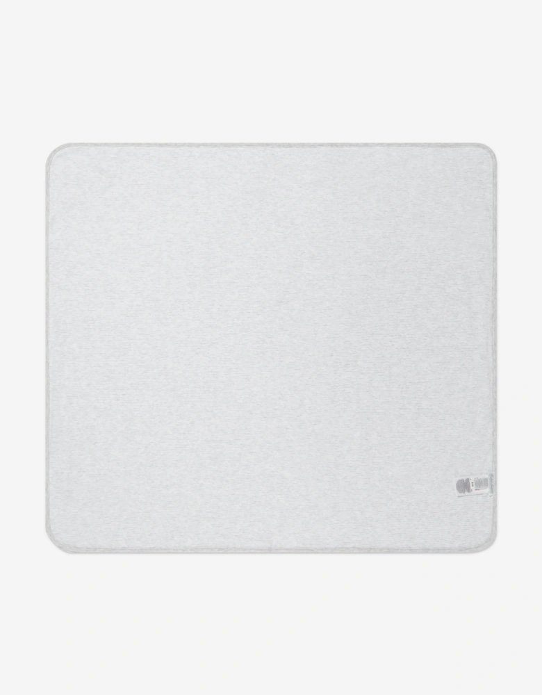 Baby Boys Cotton Interlock Blanket in White (80cm)