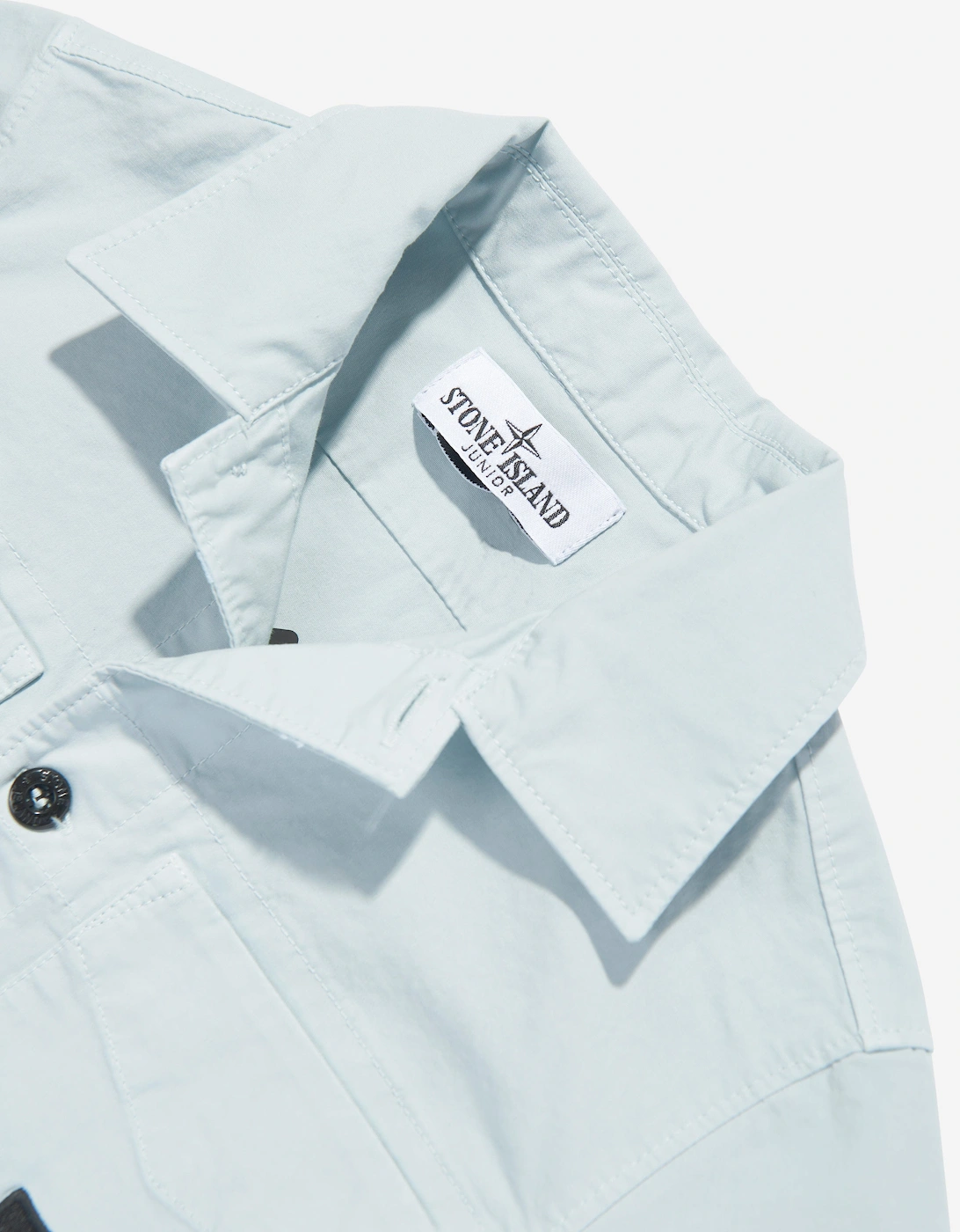Boys Logo Pocket Shirt in Blue