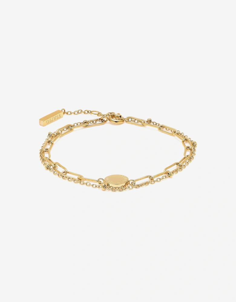 Illusion Stacking Bracelet in Gold (165mm)