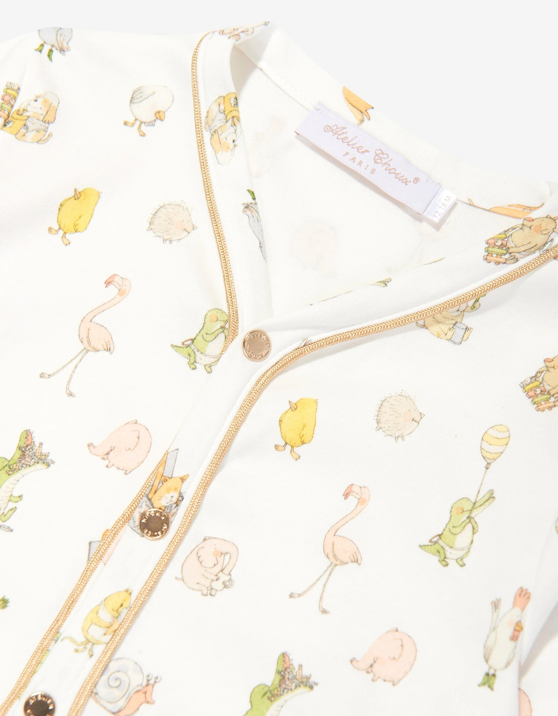 Baby Choux Classic Playsuit in White
