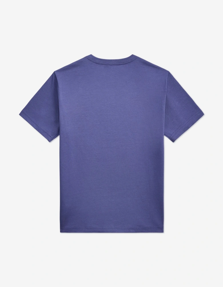 Boys Jersey Logo T-Shirt in Blue