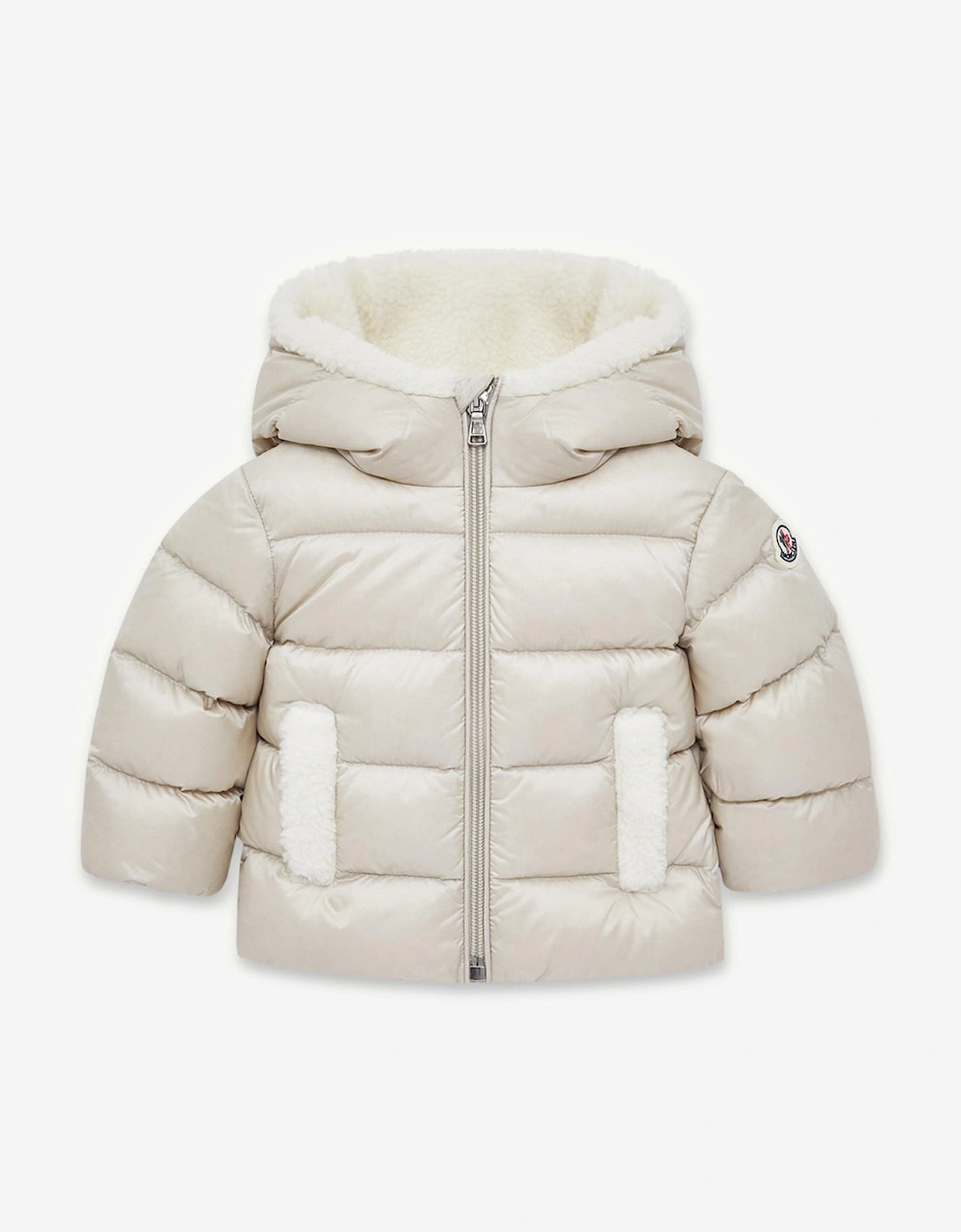 Baby Down Padded Borgan Jacket in Beige, 5 of 4