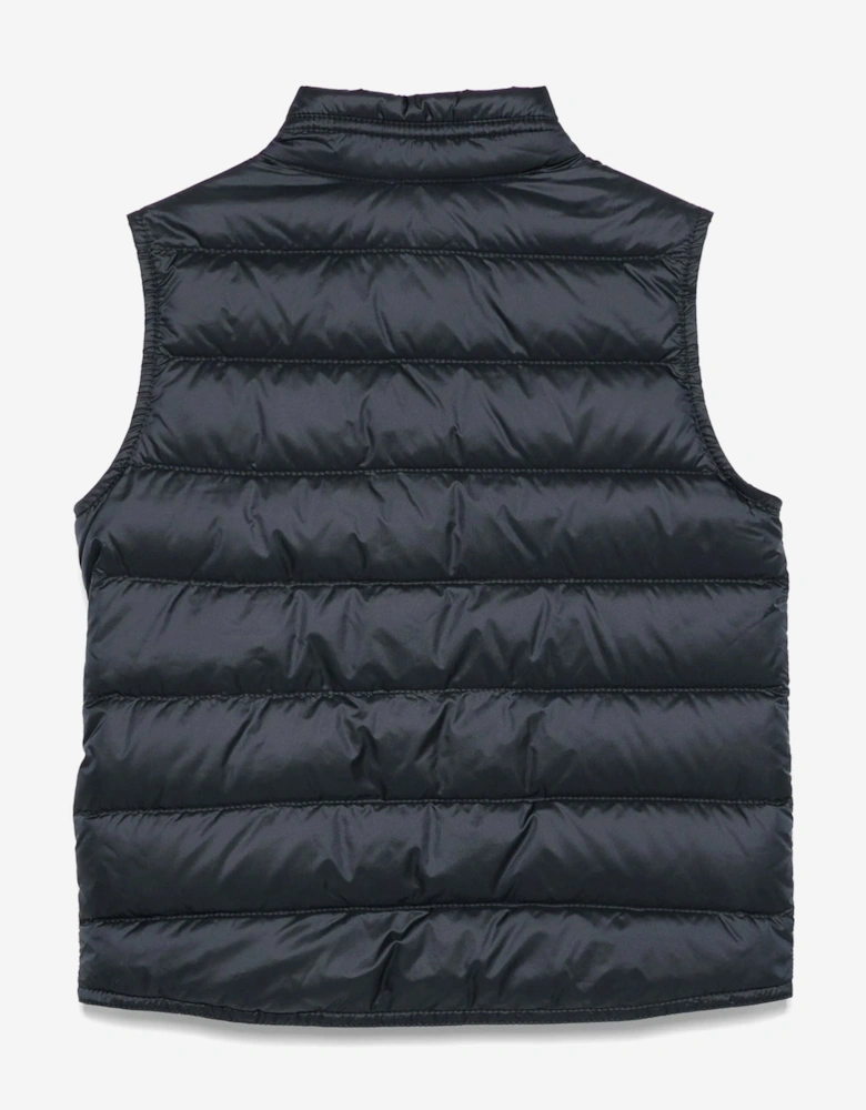 Boys Down Padded Gui Gilet in Navy