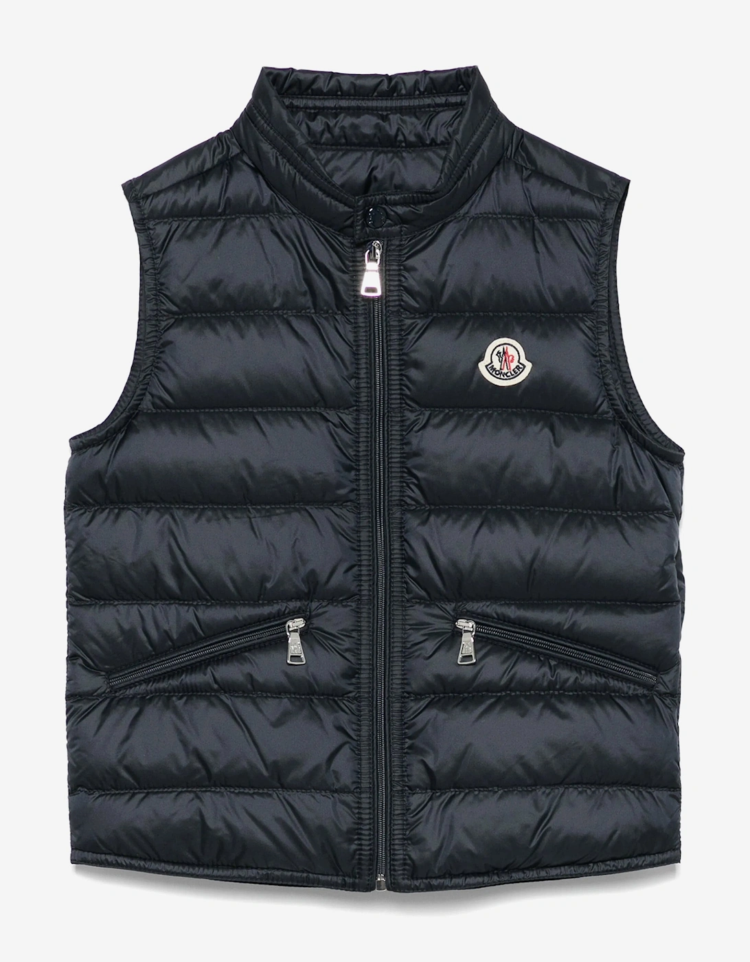 Boys Down Padded Gui Gilet in Navy, 5 of 4