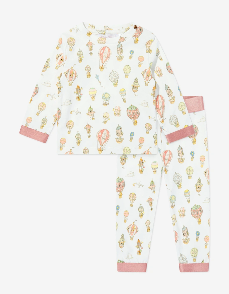 Girls Loungewear Set in Pink