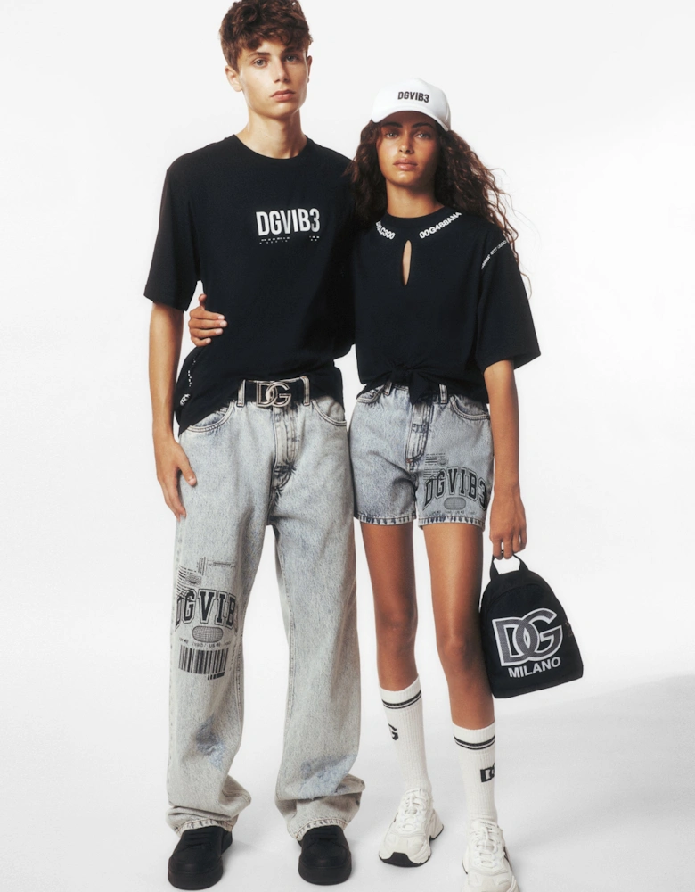Boys DG Vibe T-Shirt in Black