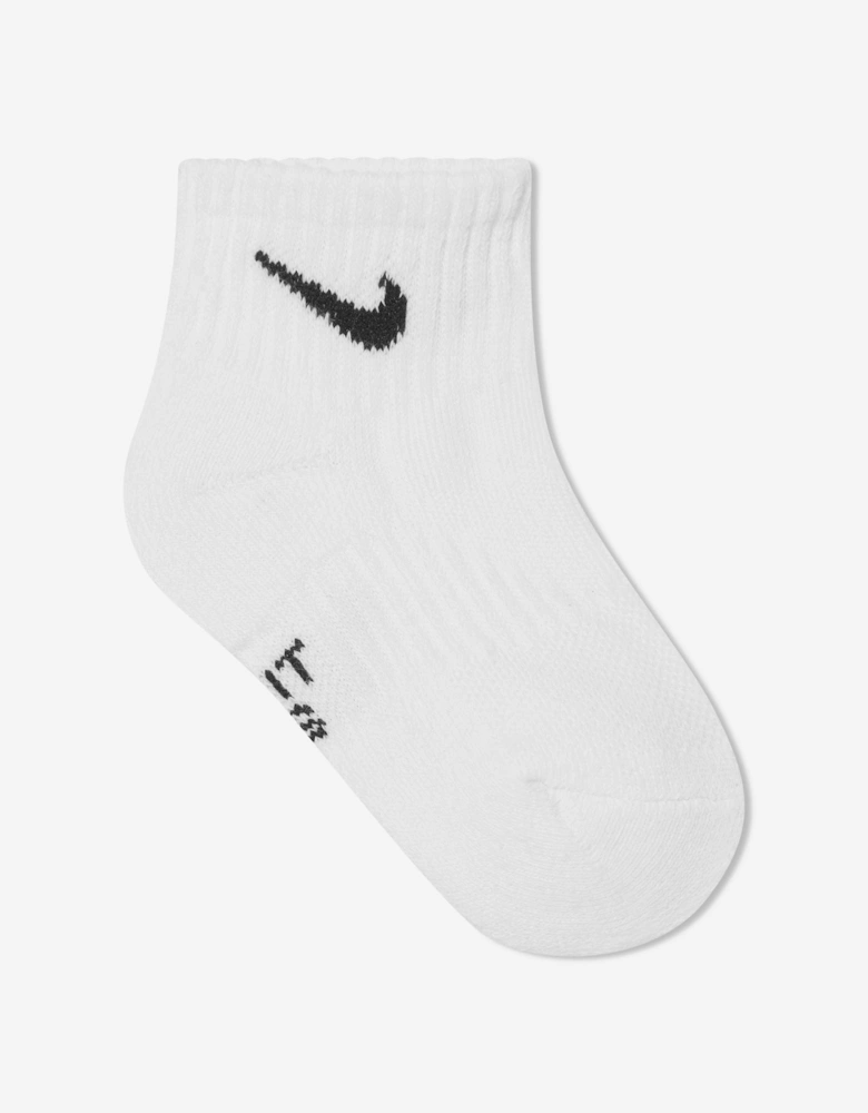 Kids Performance Socks Set in White