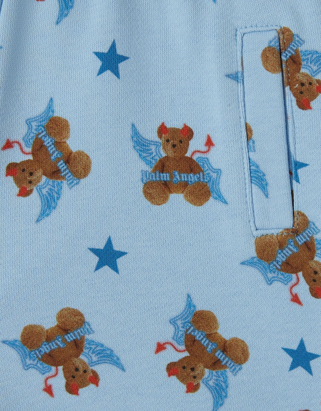 Baby Boys AOP Bear Devil Joggers in Blue