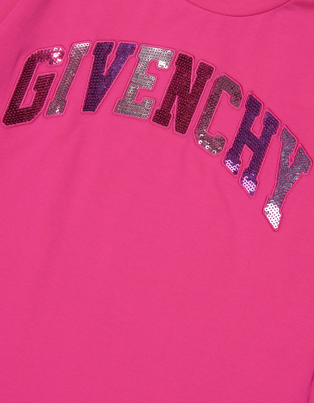 Girls Long Sleeve Logo T-Shirt in Pink