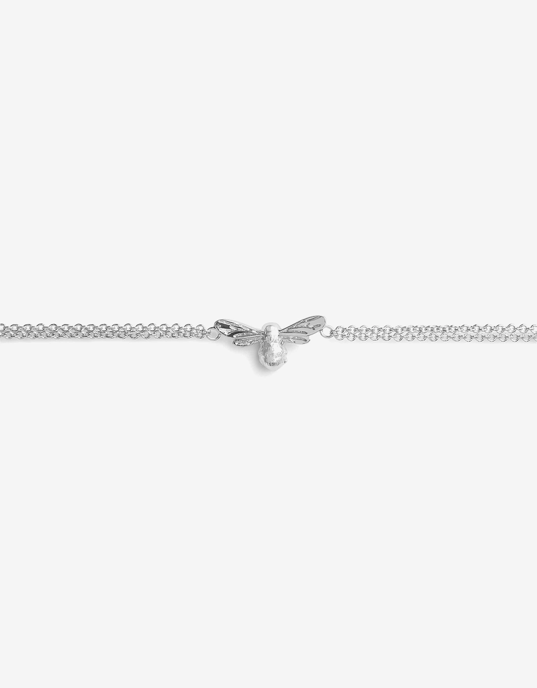 Lucky Bee Bracelet in Silver (20.7cm)