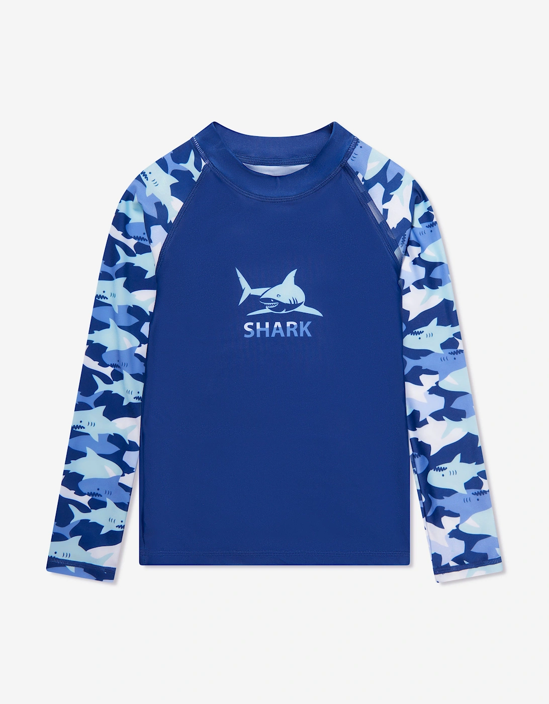 Boys Sun Protective Rash Guard (UPF50+) in Blue, 5 of 4