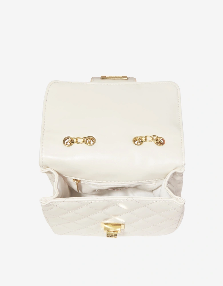 Angels Face Girls Skyla Quilted Bag in White (16cm)