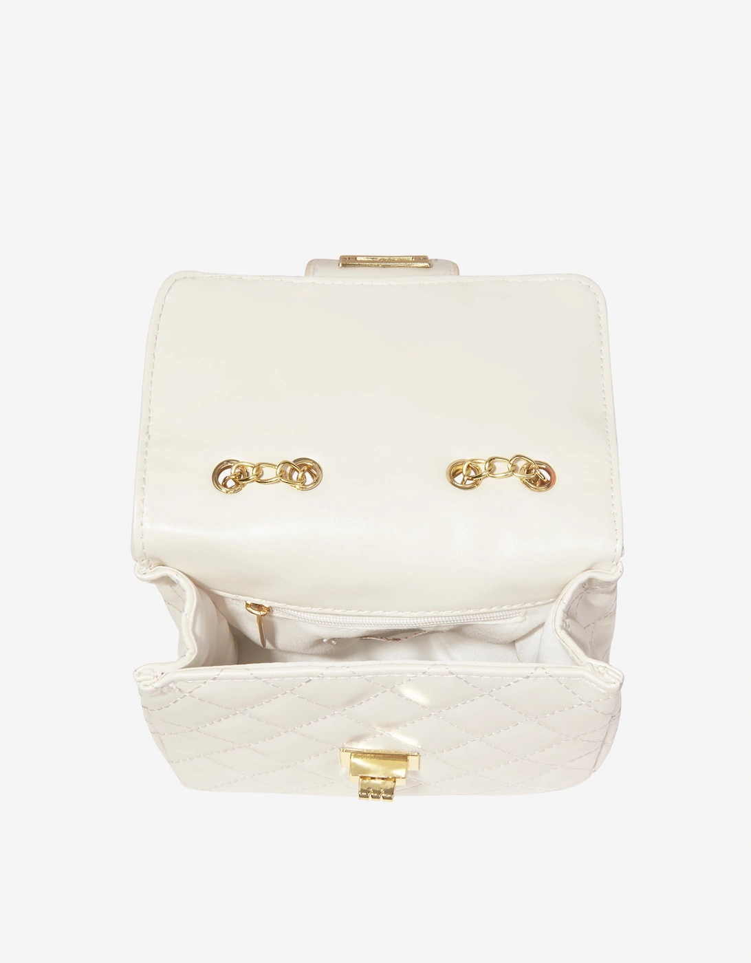Angels Face Girls Skyla Quilted Bag in White (16cm)