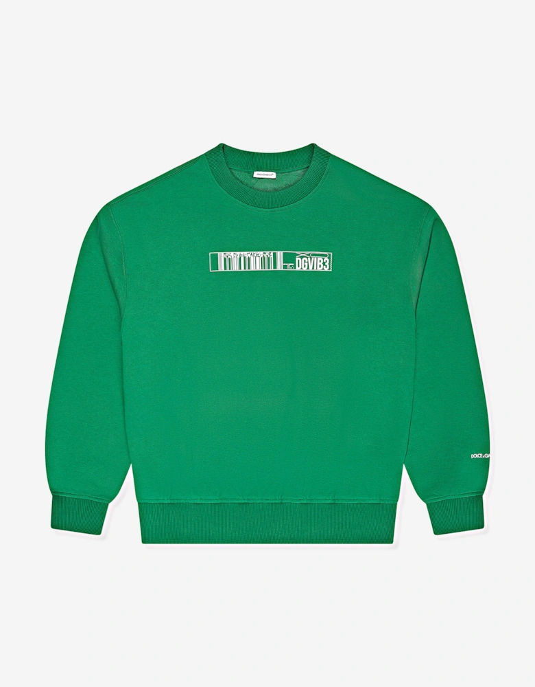 Boys DG Vibe Sweatshirt in Green