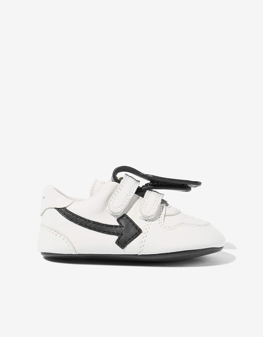 Baby Leather Out Of Office Trainers in White, 5 of 4