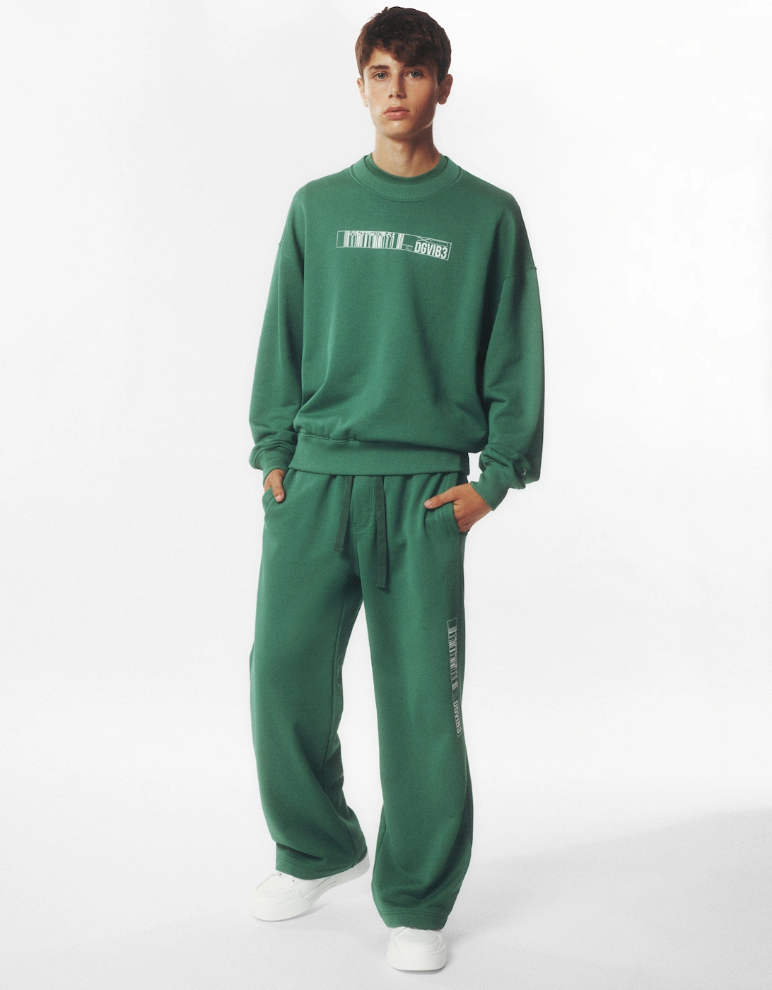 Boys DG Vibe Sweatshirt in Green