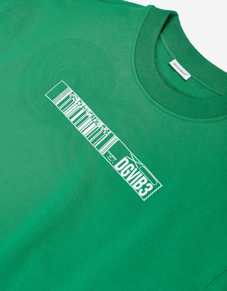 Boys DG Vibe Sweatshirt in Green