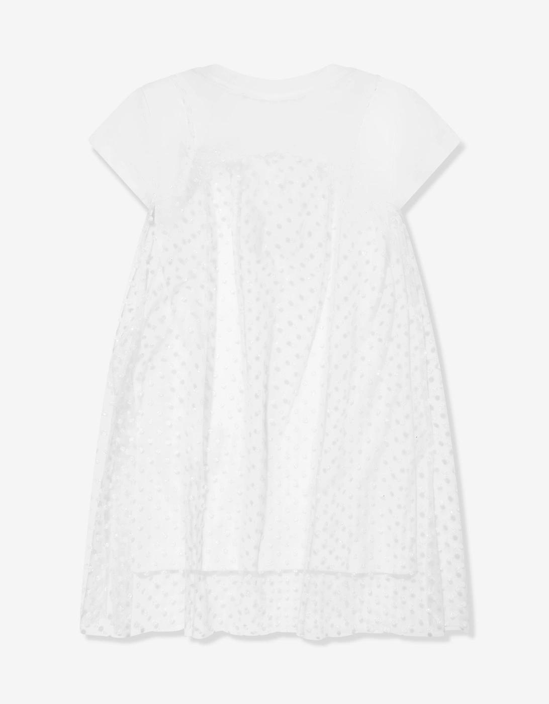 Girls 2 In 1 Dress in White