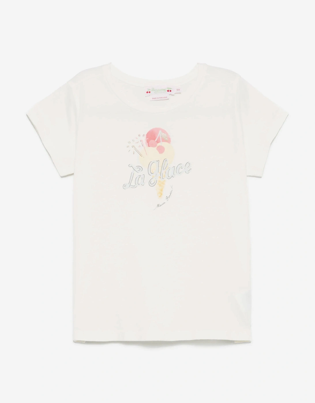 Girls Alcala T-Shirt in Ivory, 5 of 4