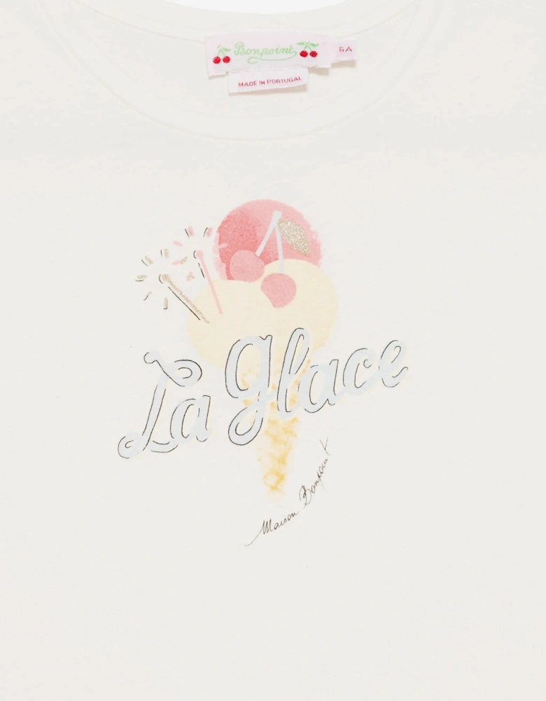 Girls Alcala T-Shirt in Ivory