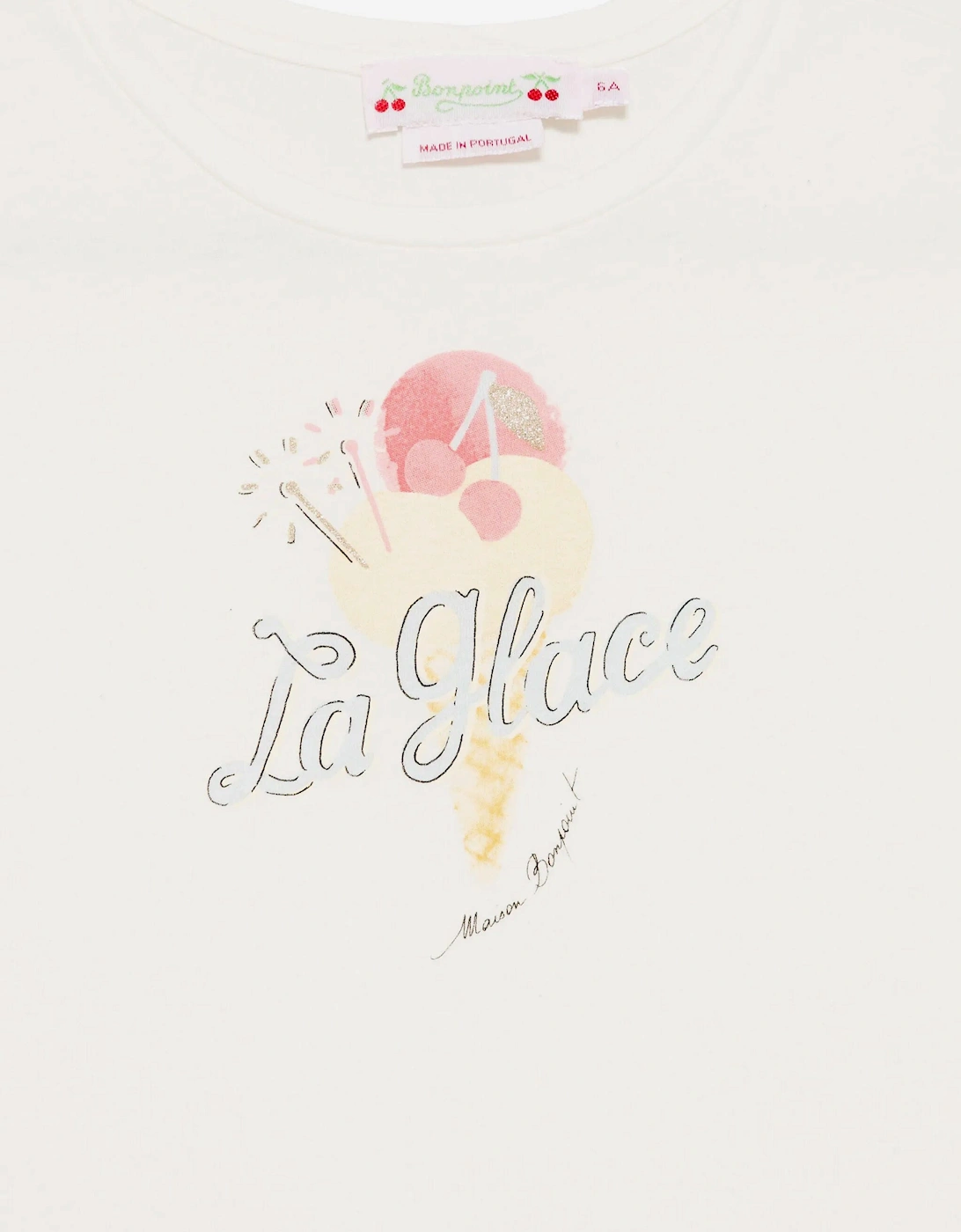 Girls Alcala T-Shirt in Ivory