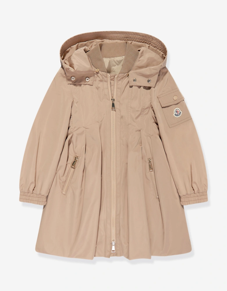 Enfant Girls Arild Long Coat in Beige