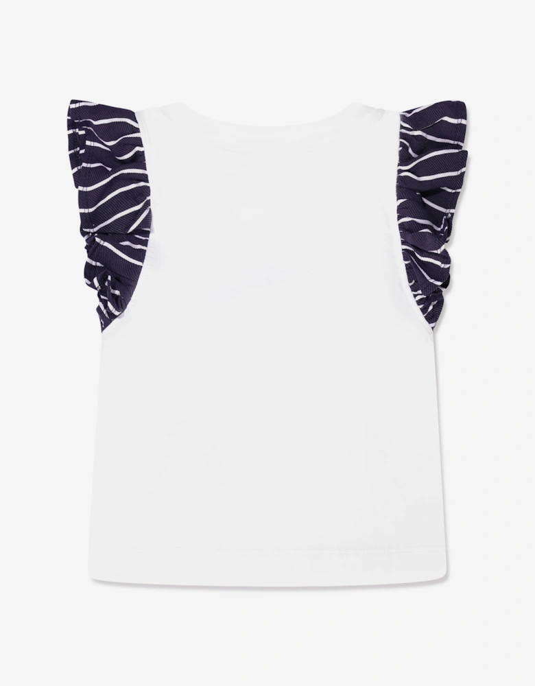 Girls Nautical T-Shirt in White