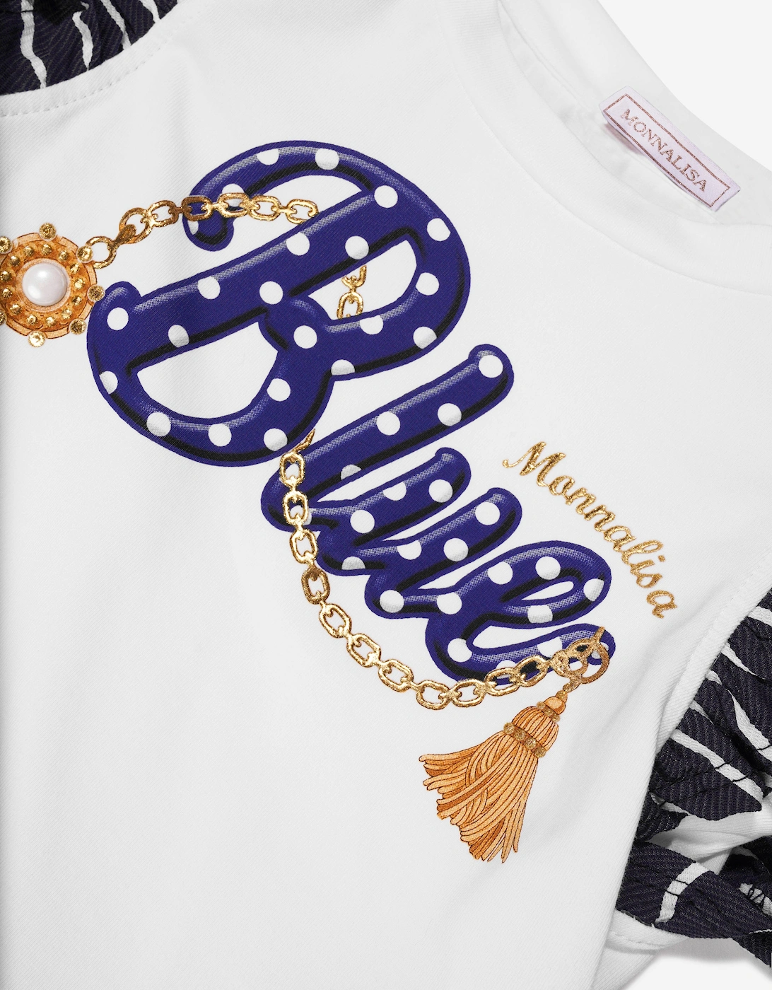 Girls Nautical T-Shirt in White