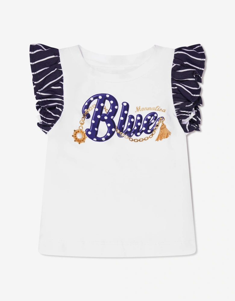 Girls Nautical T-Shirt in White