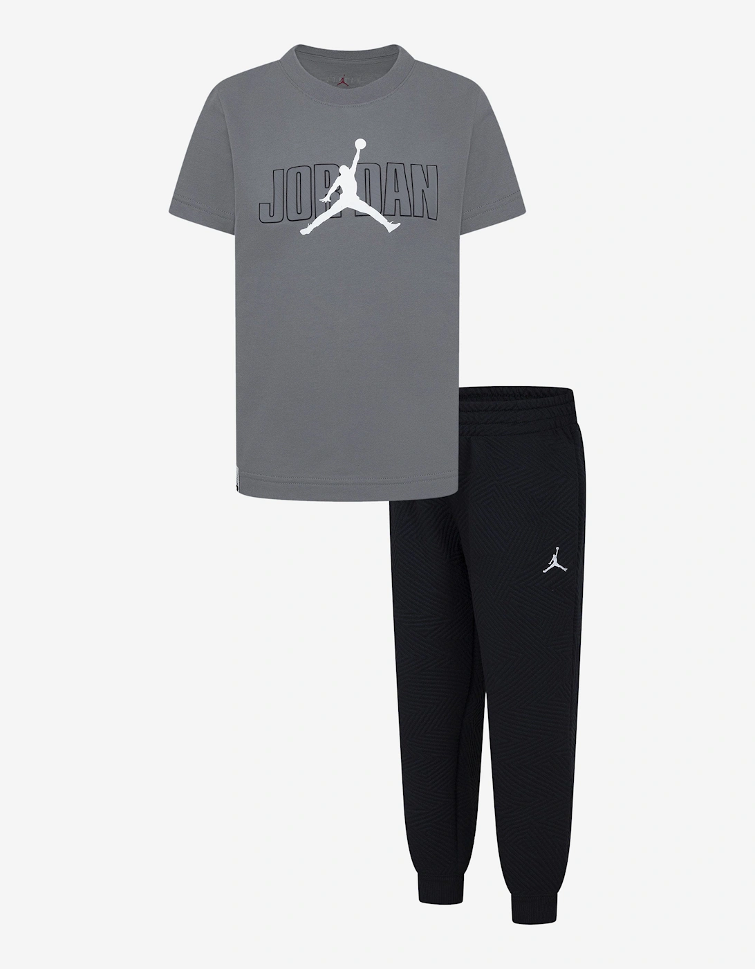 Boys MJ Sneaker School Pant Set in Black, 5 of 4