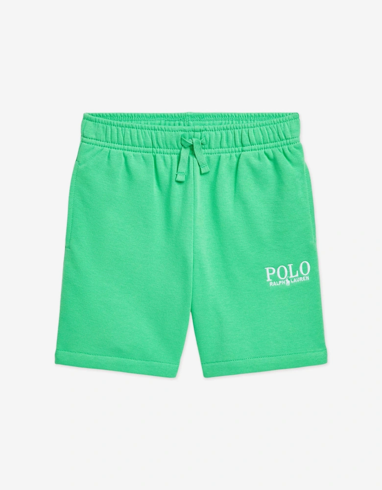 Boys Polo Shorts in Green