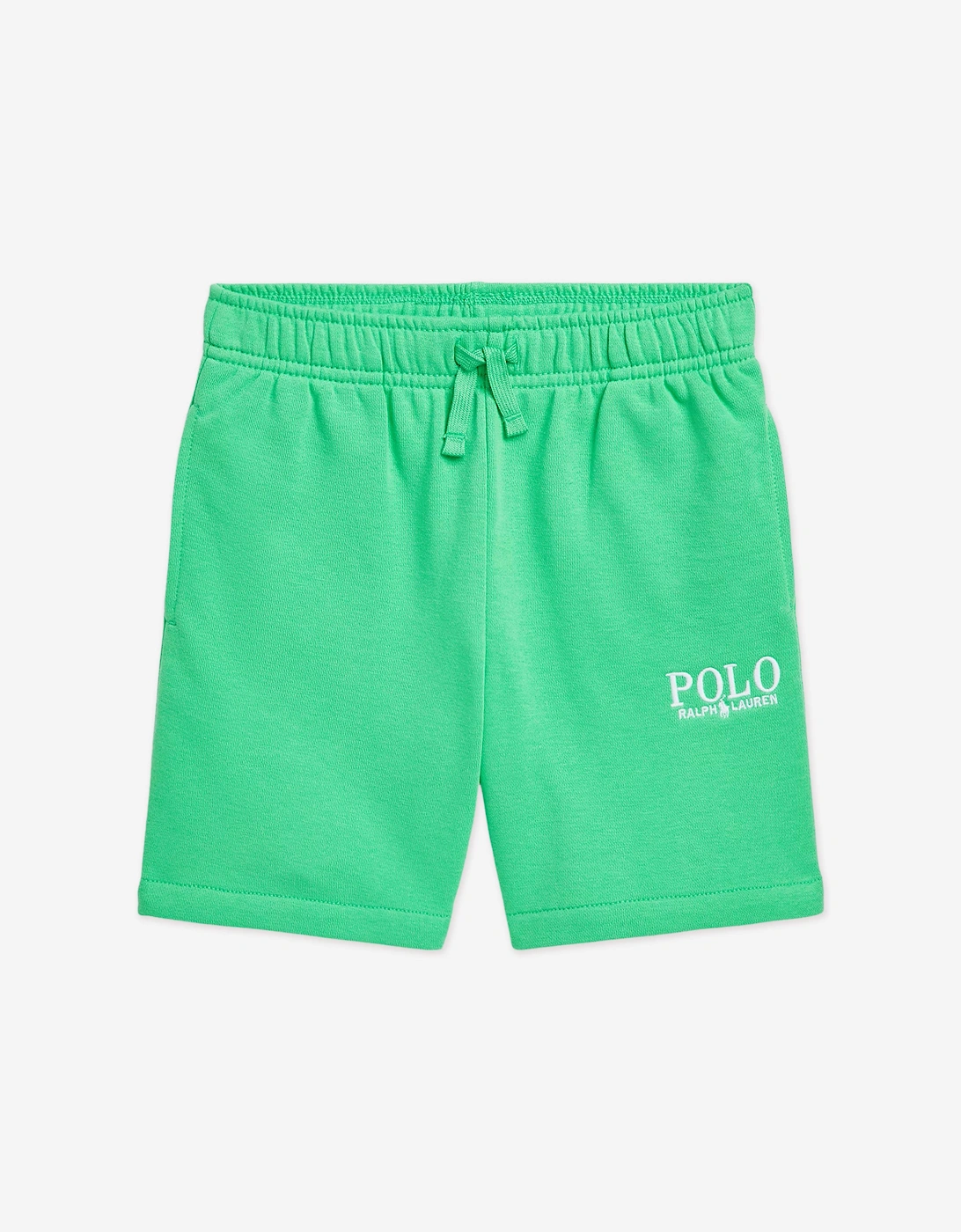 Boys Polo Shorts in Green, 6 of 5