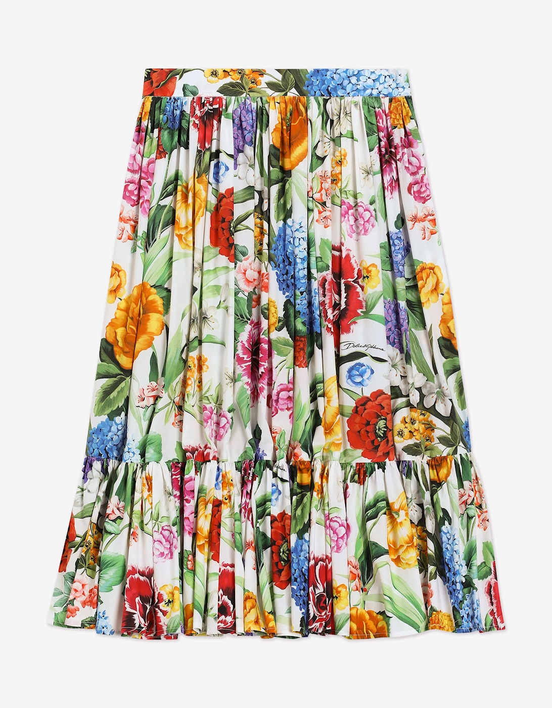 Girls Floral Print Skirt in Multicolour, 5 of 4