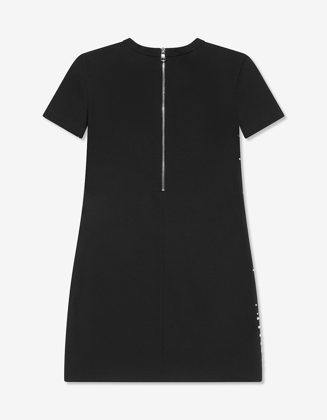 Girls Diamante Milano Dress in Black