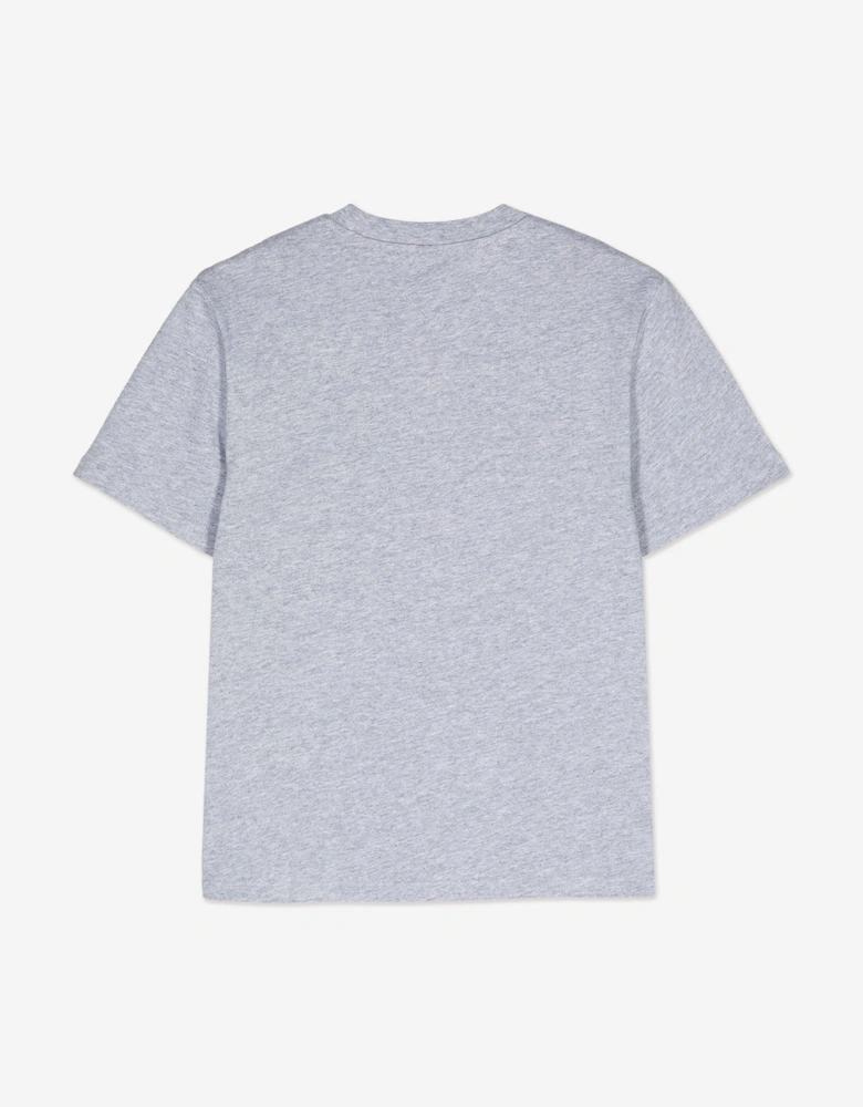 Boys Circle Logo T-Shirt in Grey