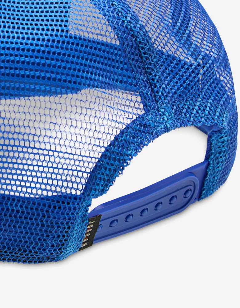 Kids Metal Jumpman Trucker Cap in Blue
