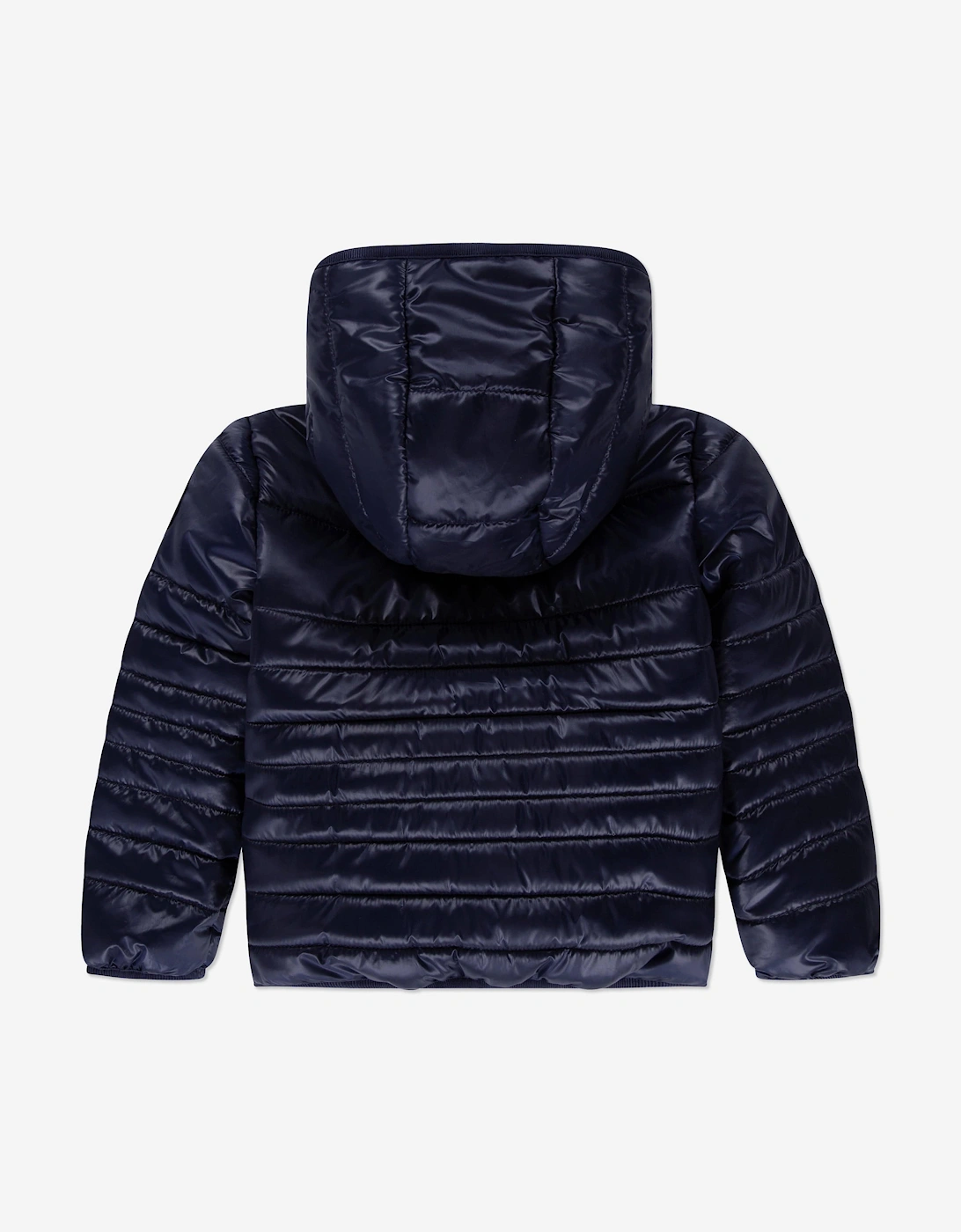 Boys Fill Quilted Jacket in Navy