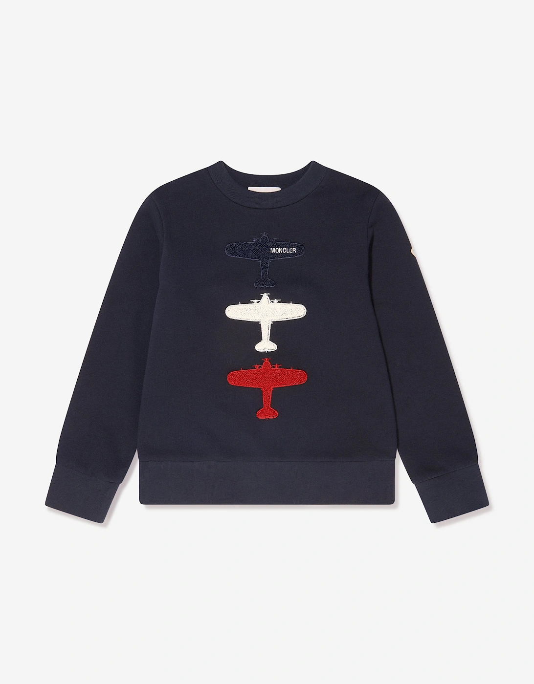 Enfant Boys Planes Print Sweatshirt in Navy, 5 of 4