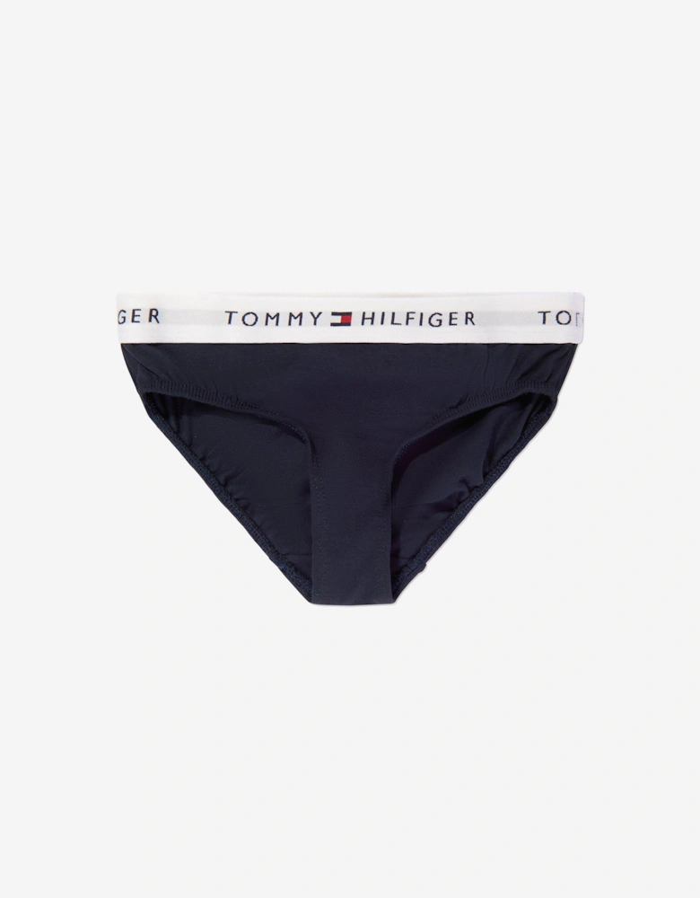 Girls 2 Pack Bikini Knickers Set in Multicolour