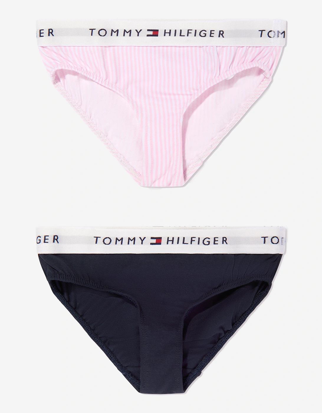 Girls 2 Pack Bikini Knickers Set in Multicolour, 5 of 4