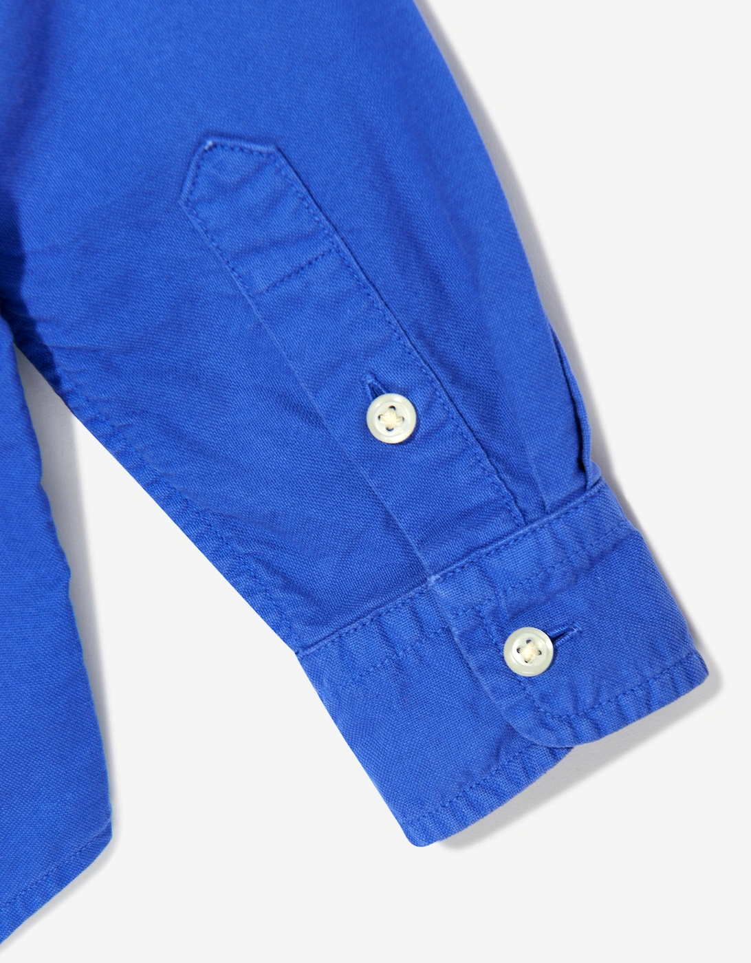 Boys Logo Sport Shirt in Blue