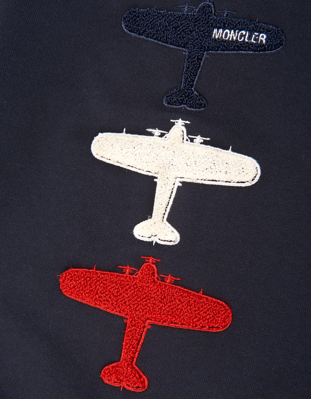 Enfant Boys Planes Print Sweatshirt in Navy