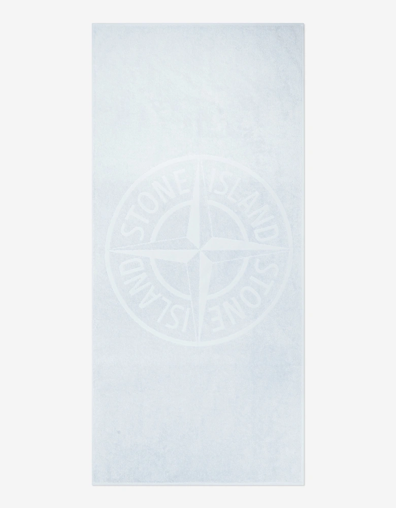 Boys Logo Beach Towel in Blue