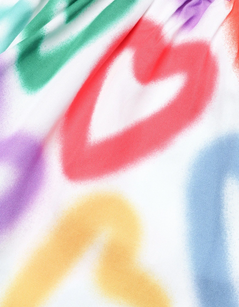 Girls Heart Skirt in Multilcolour