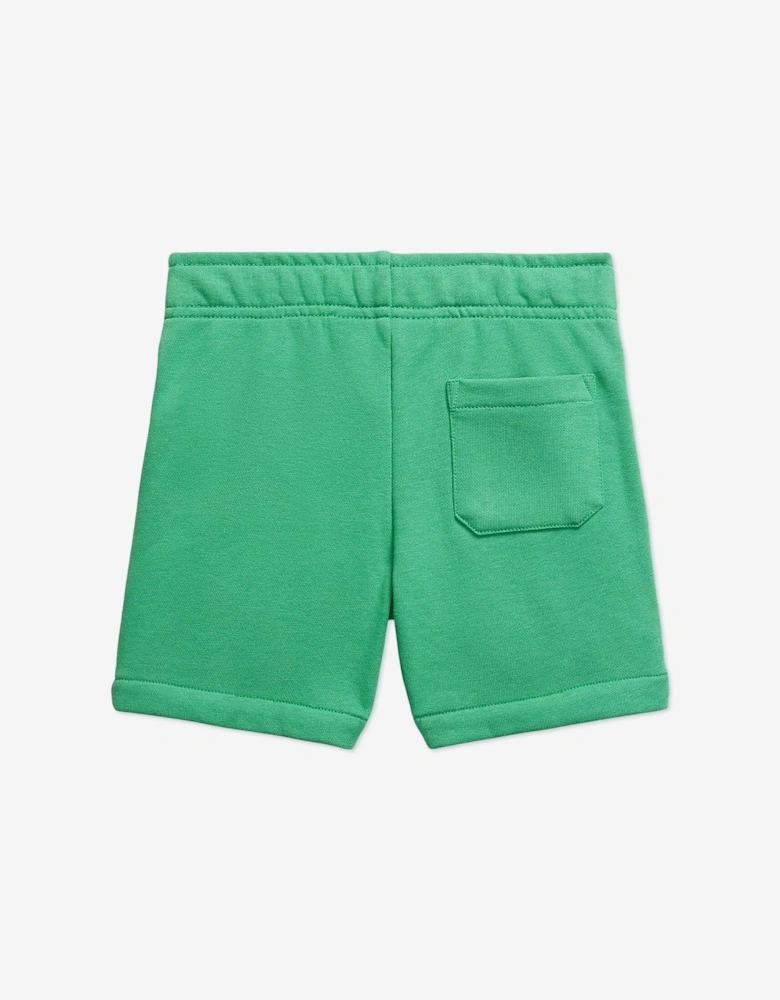 Boys Logo Shorts in Green